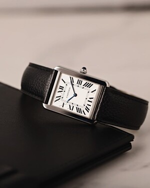 ساعة كارتير تانك - حركة كوارتز