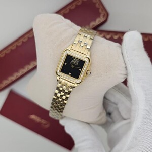 ساعة كارتييه پانتير دو كارتييه - ذهبي اطار وميناء