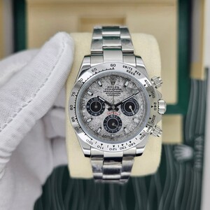 ساعة رولكس دايتونا - كرونوغراف فضي بطارية