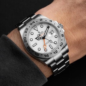 Rolex Explorer II – GMT with orange hand