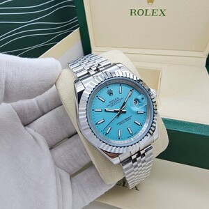 Rolex Datejust Watch – Modern Turquoise Dial