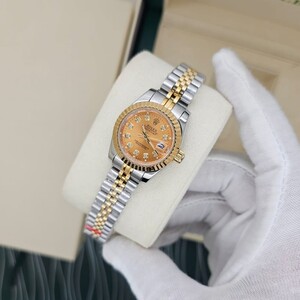 Rolex Datejust – Orange with Stone Markers