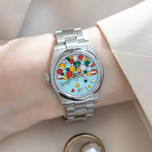 ساعة رولكس أويستر - ميناء فني ملون