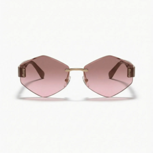 نظارة Miu Miu: أناقة ثمانية بعدسات وردية متدرجة