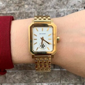 Tory Burch Reva Square Watch - Elegant Luxury Design