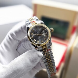 Rolex Datejust Automatic Watch - Two Tone Fluted Bezel