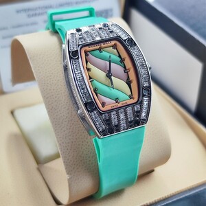 Richard Mille Watch - Multicolor Dial Zircon Bezel