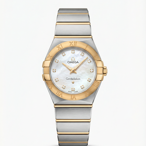 Omega Constellation Watch - Zircon Bezel + Bracelet