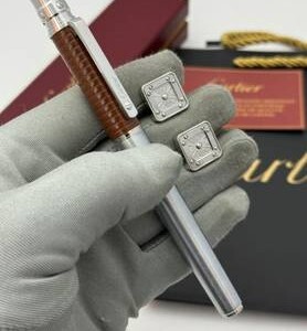 Cartier Pen & Cufflinks - Cap Design