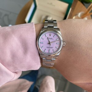 Rolex Oyster Watch - Pink & Yellow