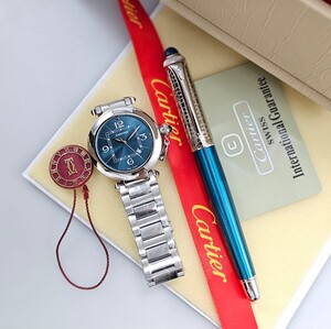 Cartier Watch & Pen Set - Pasha Model