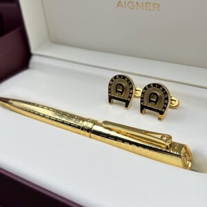 Aigner Pen & Cufflinks - Slim Design