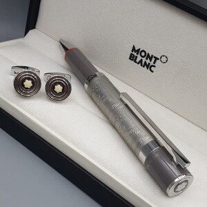 Montblanc Pen & Cufflinks - Thick Edition
