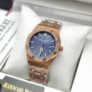 Audemars Piguet Royal Oak Watch - Bronze Diamond Bezel