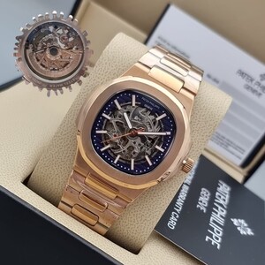 Patek Philippe Nautilus Skeleton Watch - Automatic Open Dial