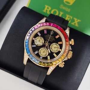 Rolex Daytona Rubber Strap Watch