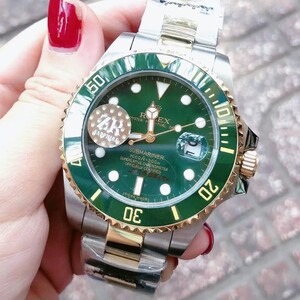 Rolex Submariner Watch - Gold Accents