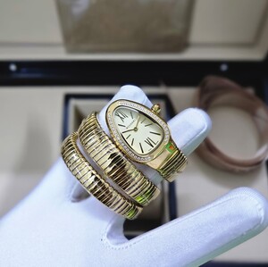 Bvlgari Serpenti Watch - Gold Silver Zircon