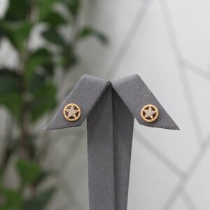 حلق بديل الذهب ورده