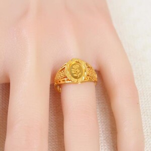 خاتم بديل الذهب ختم الزهر