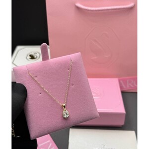سلسال شكل دائرة  مع الملحقات - فضي | Silver Necklace