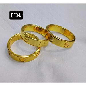 خاتم فاخر مطلي بالفضة عيار 18 - تصميم كلاسيكي | Ring - للجنسين | المقاسات: 5-10