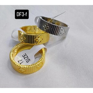 خاتم فان كليف مطلي بالفضة بتصميم زهرة | Ring - للجنسين | المقاسات: 5-10