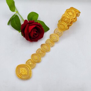 بناجر ذهبي كلاسيكي - بديل الذهب لا يسبب الحساسية لا يتغير لونه | Gold Accessory