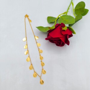 إسوارة ذهبية فاخرة - بديل الذهب لا يسبب الحساسية لا يتغير لونه | Bracelet - Gold | المقاسات: 15-23 سم