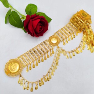 بناجر ذهبي كلاسيكي - بديل الذهب لا يسبب الحساسية لا يتغير لونه | Gold Accessory