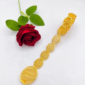 بناجر كريستال ملكي - بديل الذهب لا يسبب الحساسية لا يتغير لونه | Gold Accessory