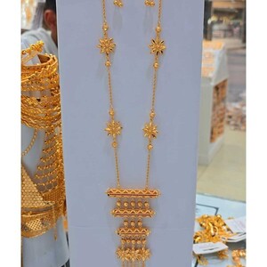 سلسال ذهبي ناعم - بديل الذهب لا يسبب الحساسية لا يتغير لونه | Multicolor Necklace