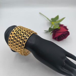 بناجر ذهبي كلاسيكي - بديل الذهب لا يسبب الحساسية لا يتغير لونه | Gold Accessory