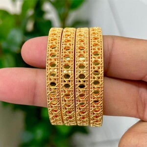 4 بناجر بديل الذهب اطفال - مقاس 11 | Silver Accessory